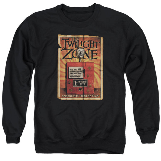 TWILIGHT ZONE : SEER ADULT CREW NECK SWEATSHIRT BLACK 2X