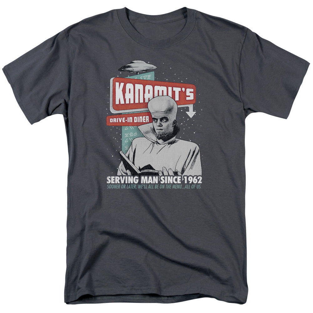 TWILIGHT ZONE : KANAMIT'S DINER S\S ADULT 18\1 Charcoal MD