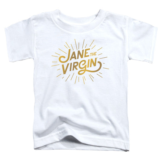 JANE THE VIRGIN : GOLDEN LOGO S\S TODDLER TEE White LG (4T)