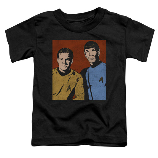 STAR TREK : FRIENDS S\S TODDLER TEE Black LG (4T)