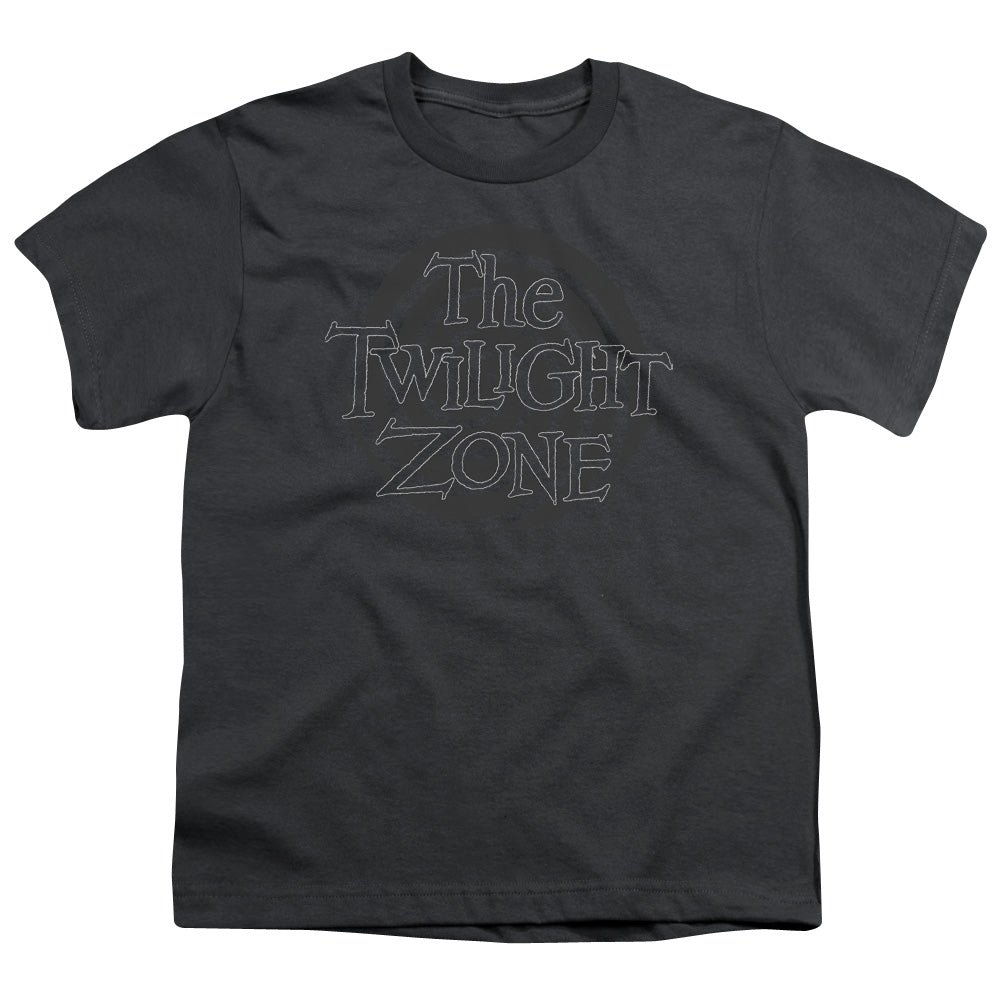 TWILIGHT ZONE : SPIRAL LOGO S\S YOUTH 18\1 Charcoal XL