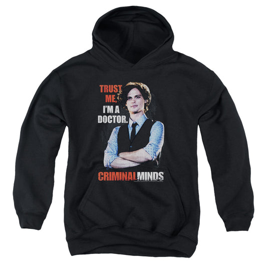 CRIMINAL MINDS : TRUST ME YOUTH PULL OVER HOODIE Black LG