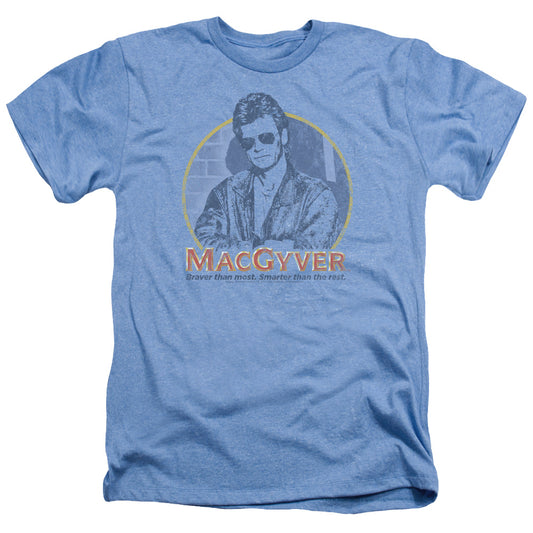 MACGYVER : TITLE ADULT HEATHER Light Blue 2X