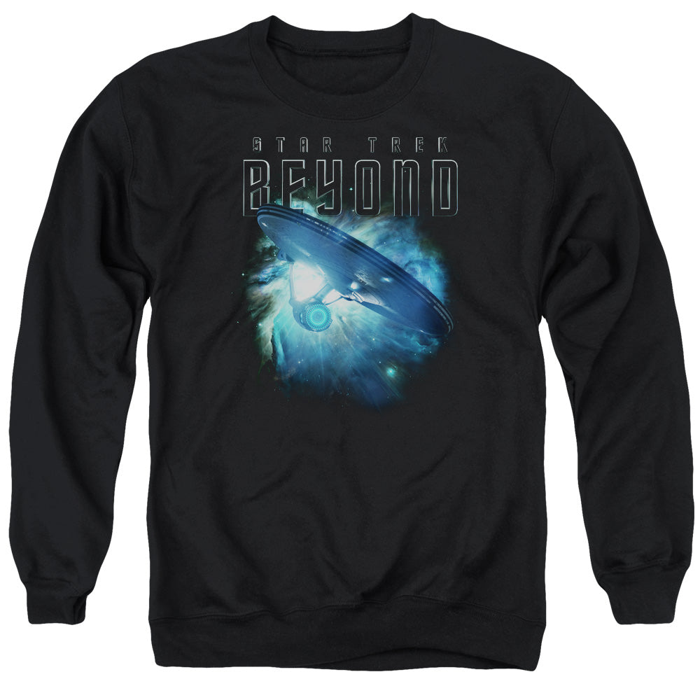 STAR TREK BEYOND : VOYAGE ADULT CREW SWEAT Black LG