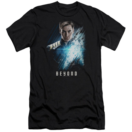 STAR TREK BEYOND : KIRK POSTER PREMUIM CANVAS ADULT SLIM FIT 30\1 Black 2X