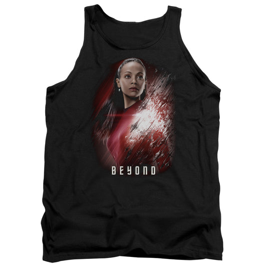 STAR TREK BEYOND : UHURA POSTER ADULT TANK Black XL