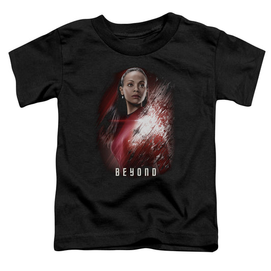 STAR TREK BEYOND : UHURA POSTER S\S TODDLER TEE Black SM (2T)