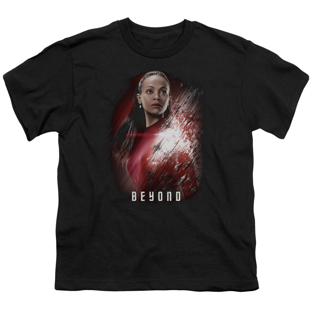 STAR TREK BEYOND : UHURA POSTER S\S YOUTH 18\1 Black LG