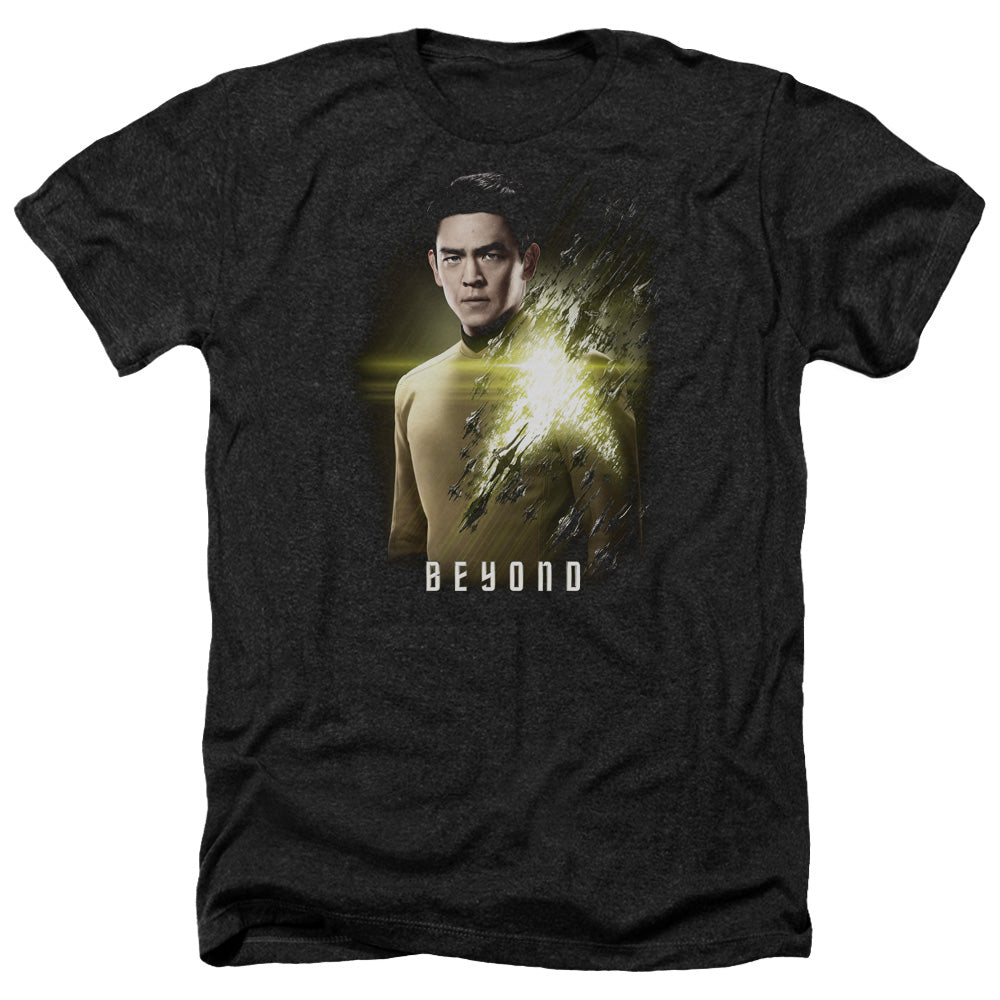 STAR TREK BEYOND : SULU POSTER ADULT HEATHER Black 2X