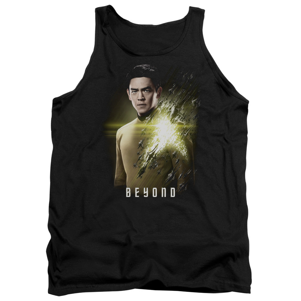 STAR TREK BEYOND : SULU POSTER ADULT TANK Black 2X