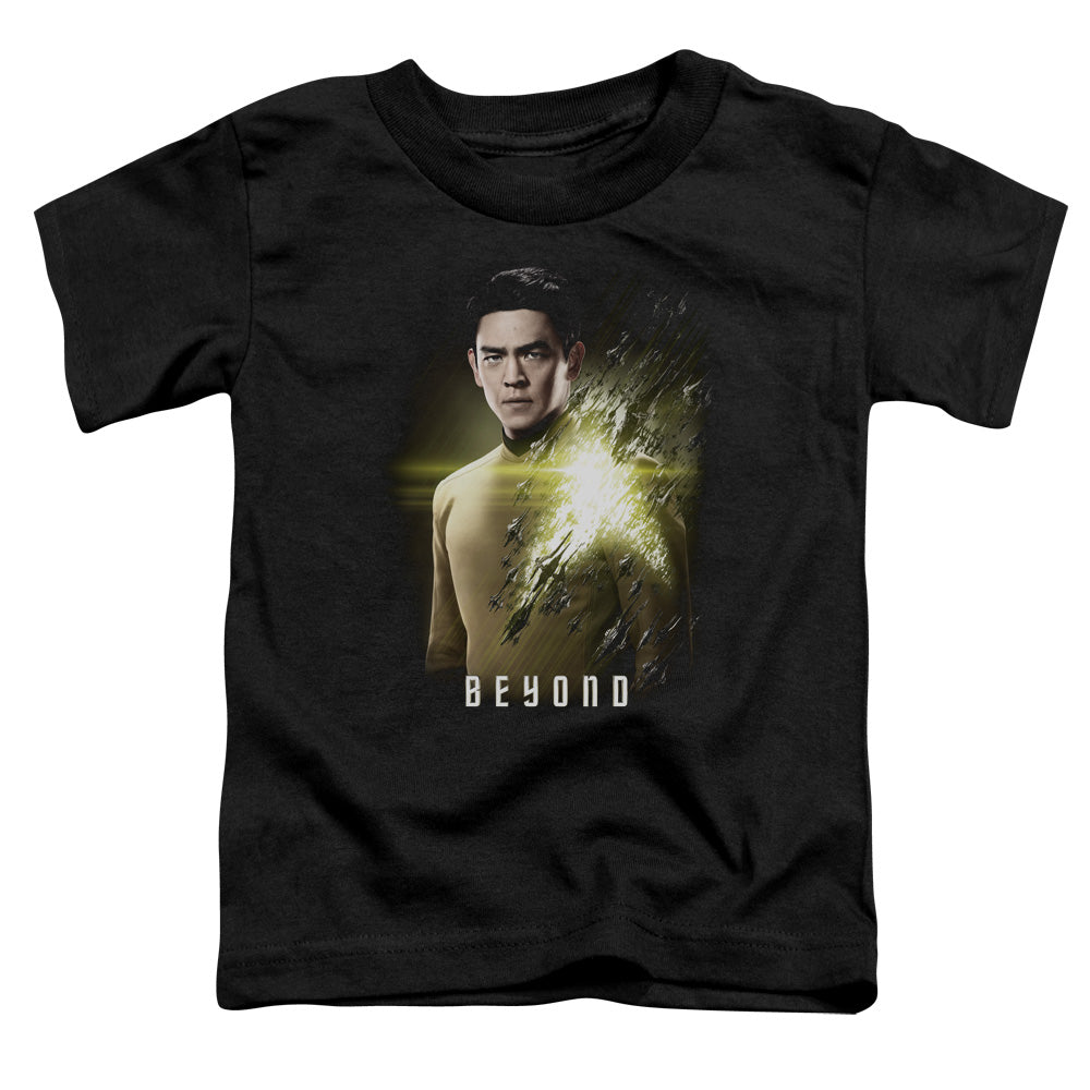 STAR TREK BEYOND : SULU POSTER S\S TODDLER TEE Black LG (4T)