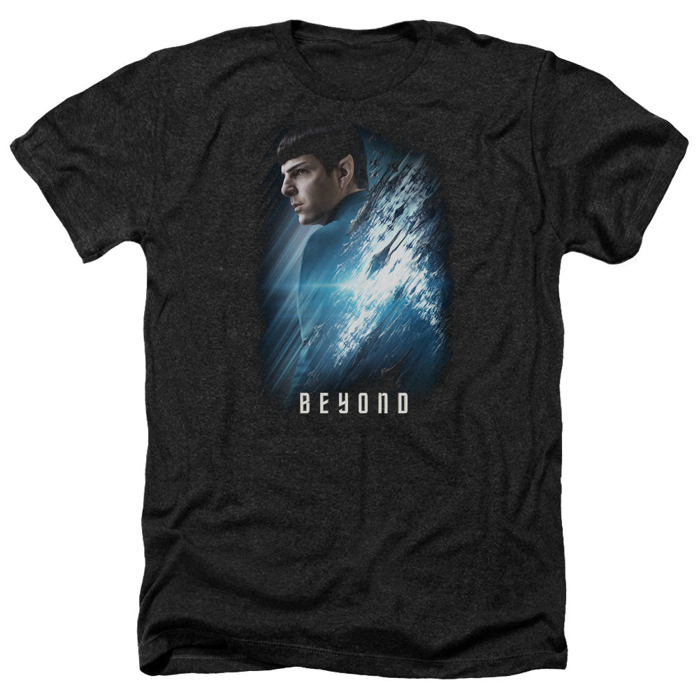 STAR TREK BEYOND : SPOCK POSTER ADULT HEATHER Black 2X