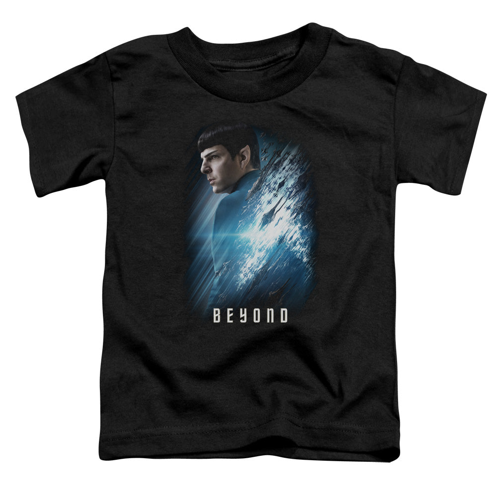 STAR TREK BEYOND : SPOCK POSTER S\S TODDLER TEE Black LG (4T)