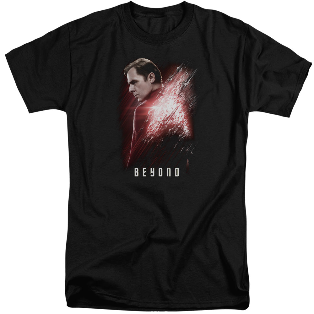 STAR TREK BEYOND : SCOTTY POSTER ADULT TALL FIT SHORT SLEEVE Black 2X