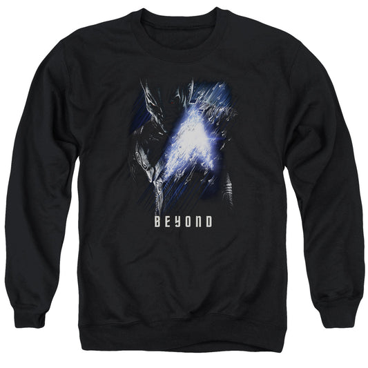 STAR TREK BEYOND : KRALL POSTER ADULT CREW SWEAT Black SM