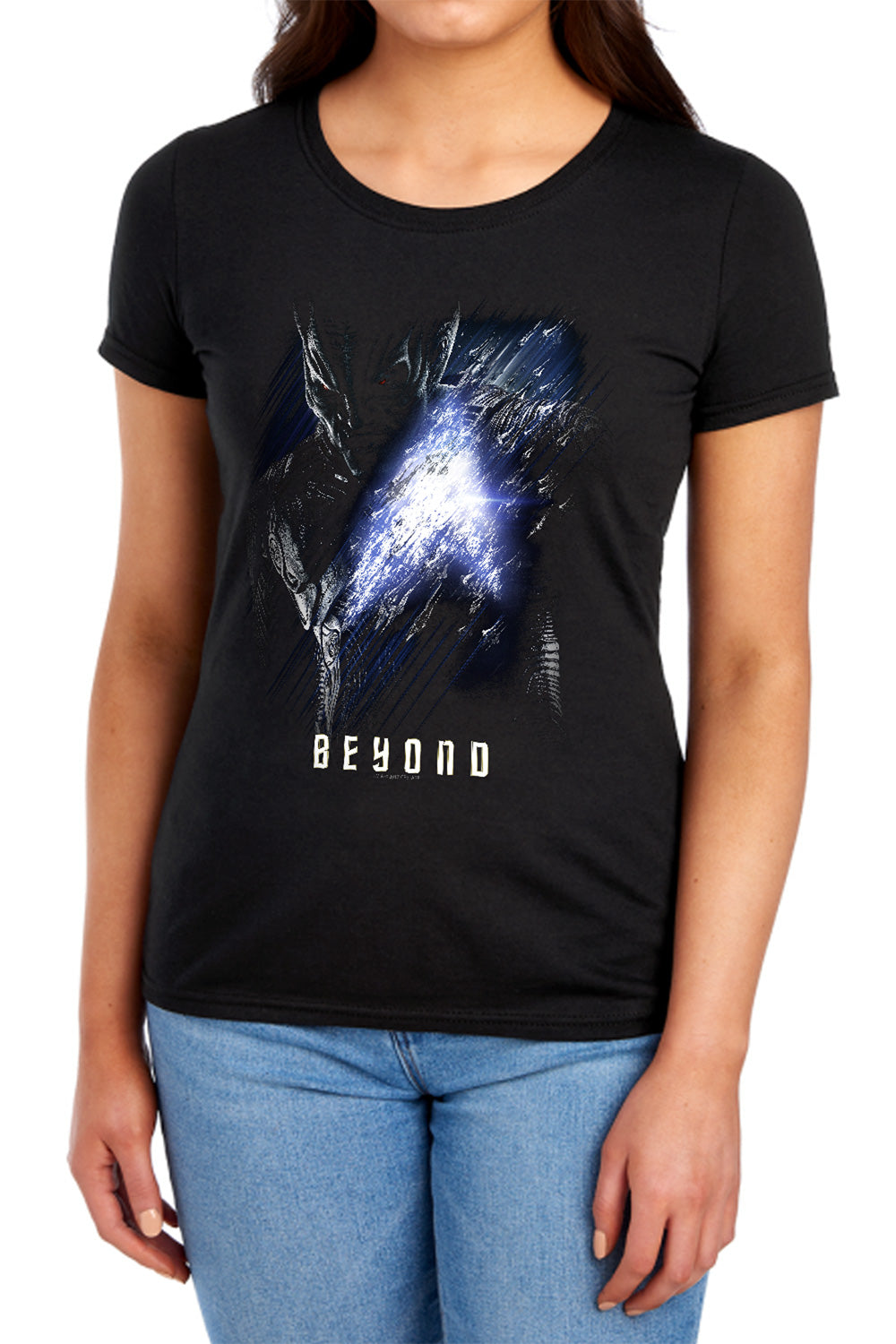 STAR TREK BEYOND : KRALL POSTER WOMENS SHORT SLEEVE Black XL