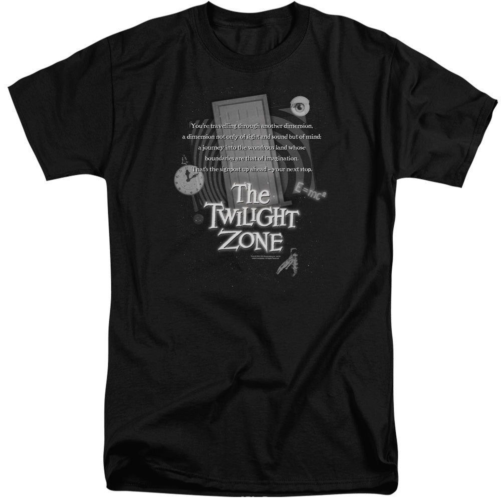 TWILIGHT ZONE : MONOLOGUE S\S ADULT TALL BLACK 2X