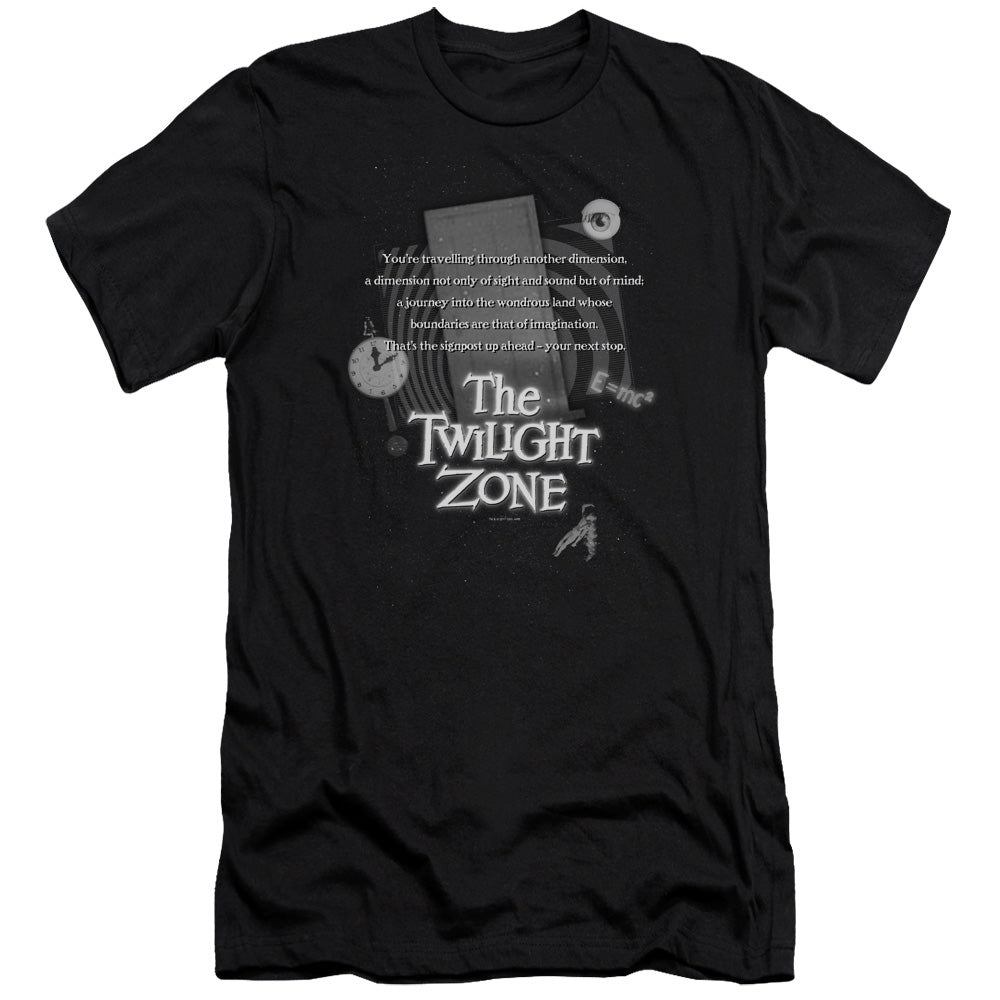 TWILIGHT ZONE : MONOLOGUE PREMIUM CANVAS ADULT SLIM FIT 30\1 BLACK 2X