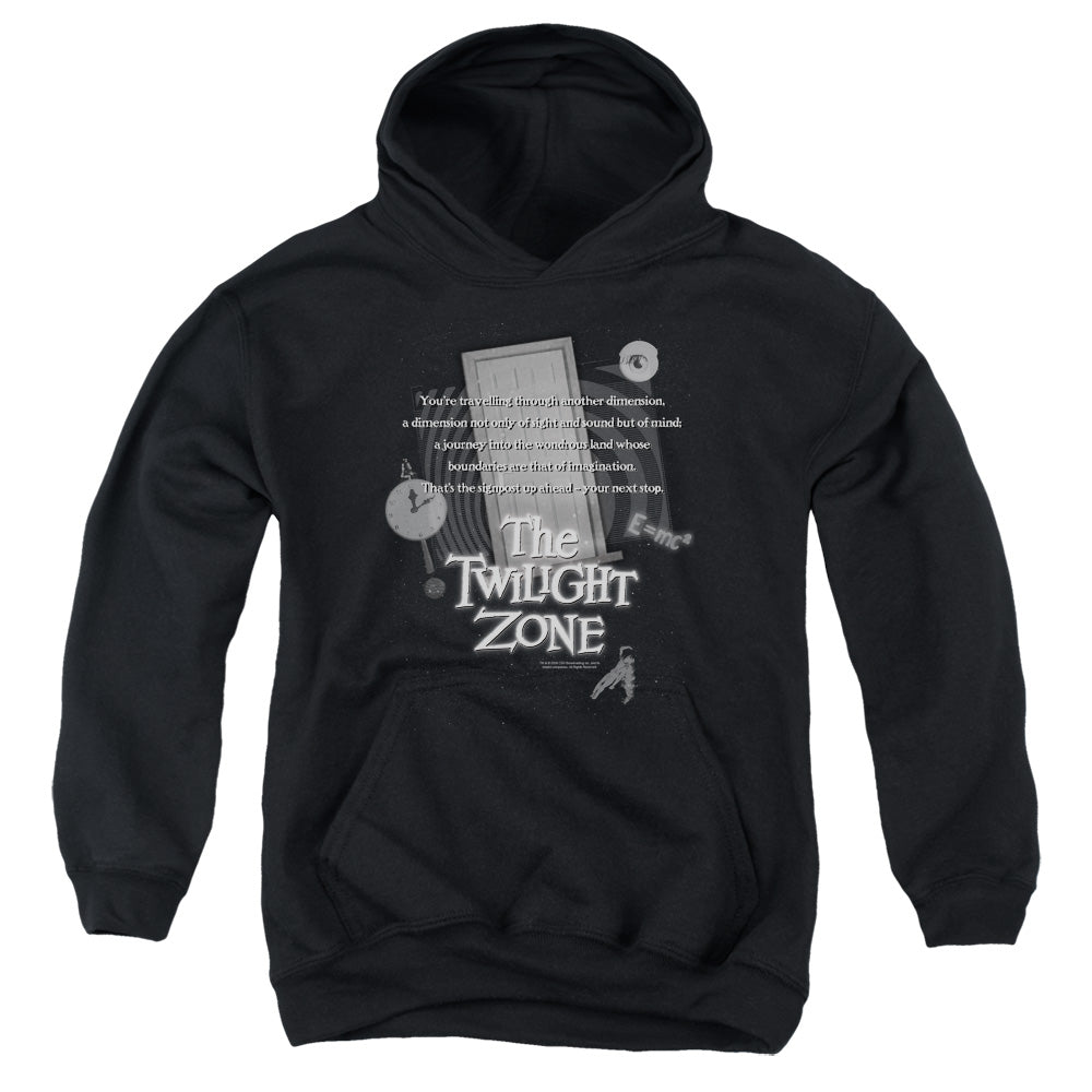 TWILIGHT ZONE : MONOLOGUE YOUTH PULL OVER HOODIE BLACK SM