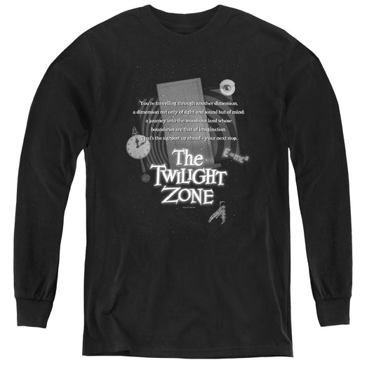 TWILIGHT ZONE : MONOLOGUE L\S YOUTH BLACK LG