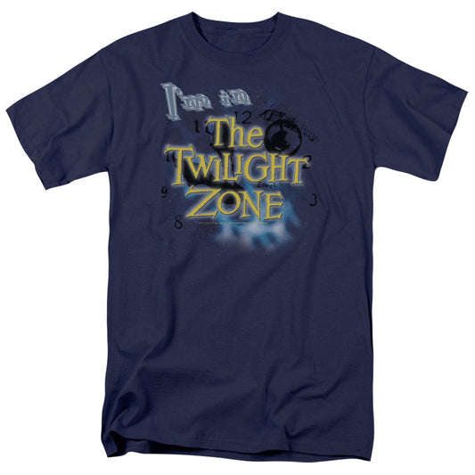 TWILIGHT ZONE : I'M IN THE TWILIGHT ZONE S\S ADULT 18\1 NAVY 3X