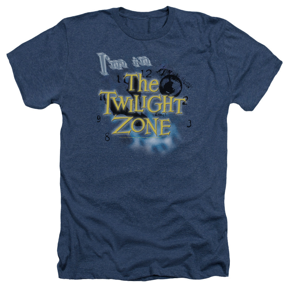 TWILIGHT ZONE : I'M IN THE TWILIGHT ZONE ADULT HEATHER Navy 3X