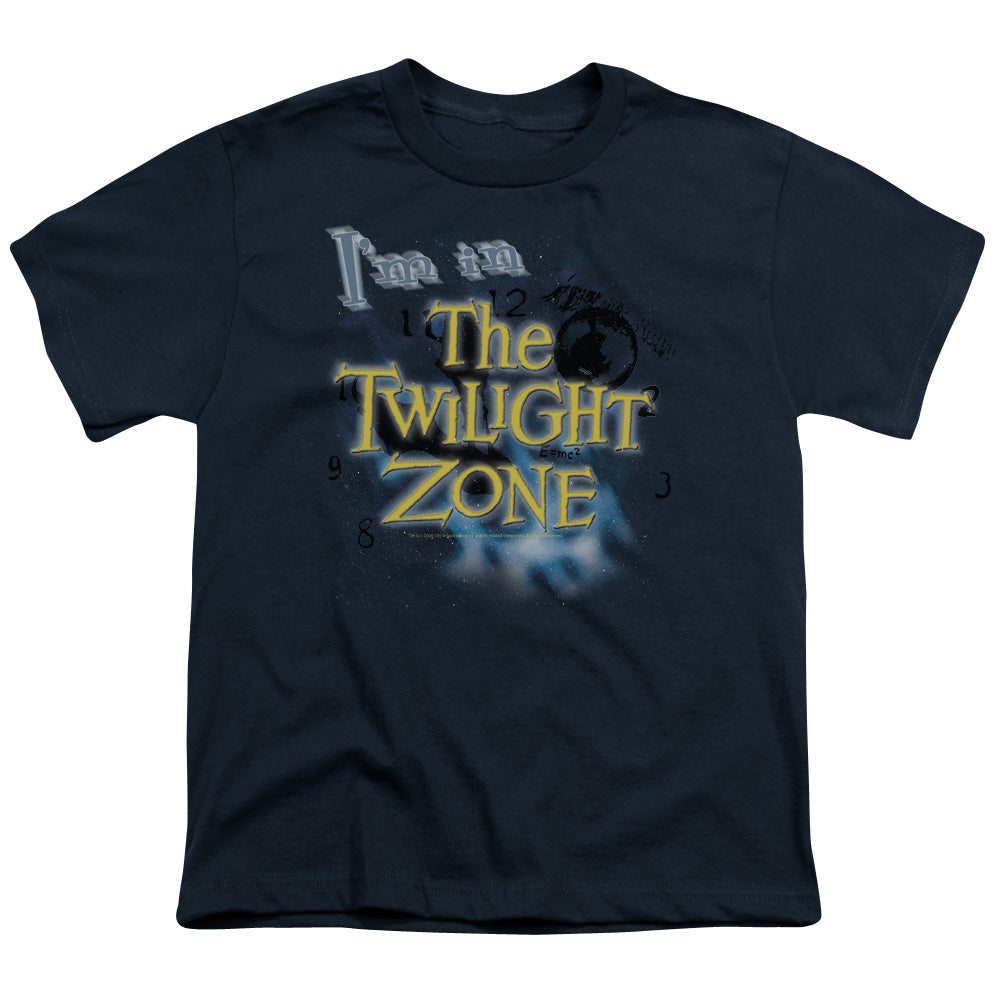 TWILIGHT ZONE : I'M IN THE TWILIGHT ZONE S\S YOUTH 18\1 NAVY LG