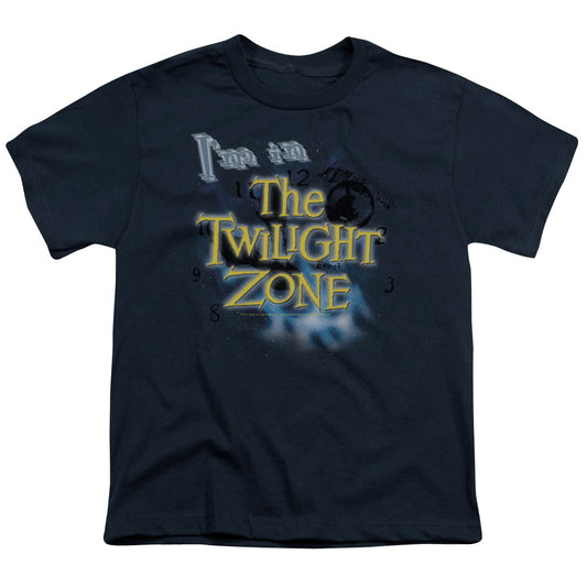 TWILIGHT ZONE : I'M IN THE TWILIGHT ZONE S\S YOUTH 18\1 NAVY XL