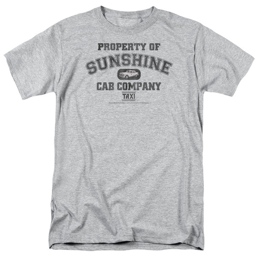 TAXI : PROPERTY OF SUNSHINE CAB S\S ADULT 18\1 ATHLETIC HEATHER XL