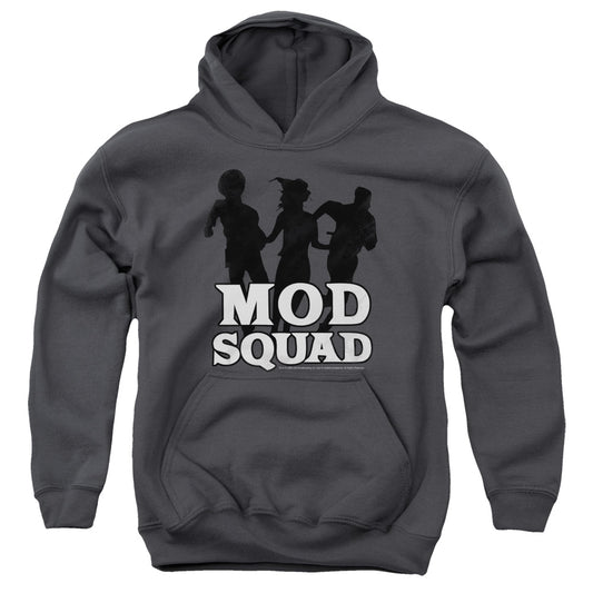 MOD SQUAD : MOD SQUAD RUN SIMPLE YOUTH PULL OVER HOODIE CHARCOAL LG