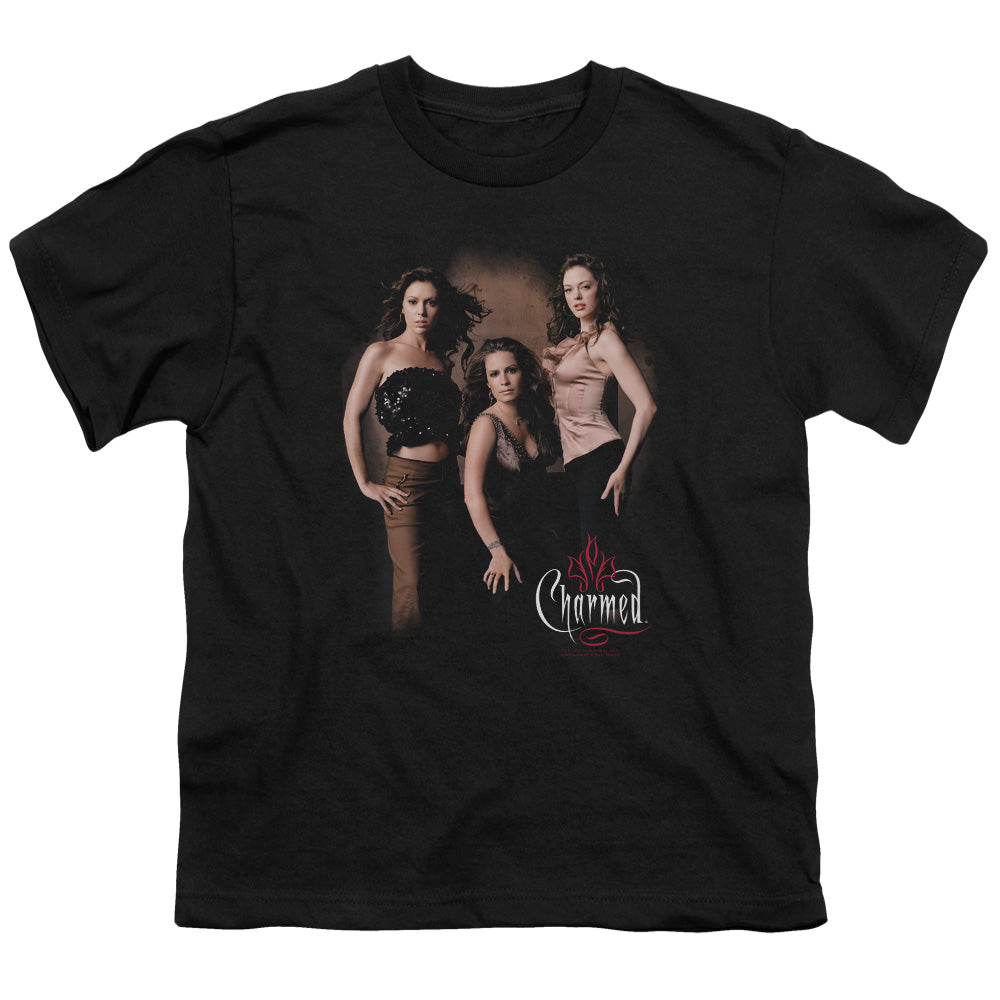 CHARMED : THREE HOT WITCHES S\S YOUTH 18\1 BLACK XL