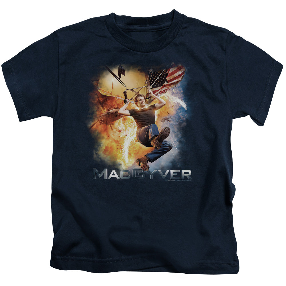 MACGYVER : PARACHUTE S\S JUVENILE 18\1 Navy MD (5\6)