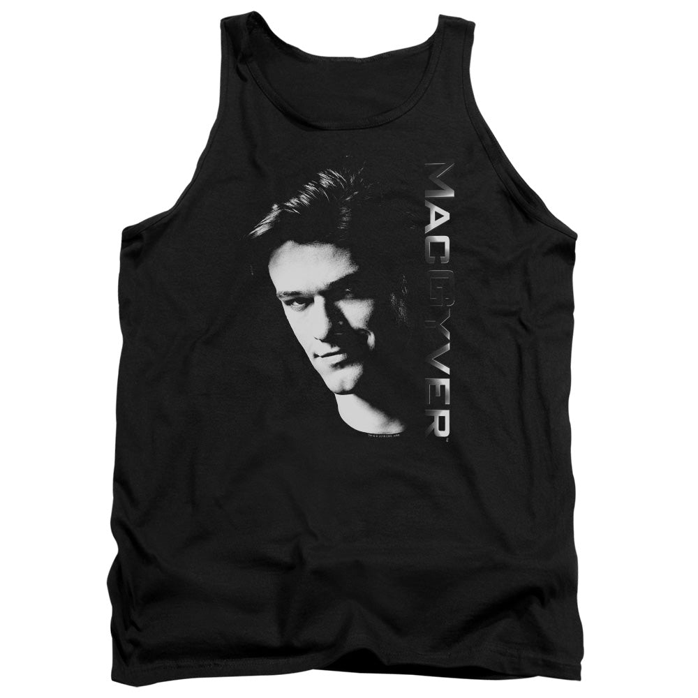 MACGYVER : FACE ADULT TANK Black 2X