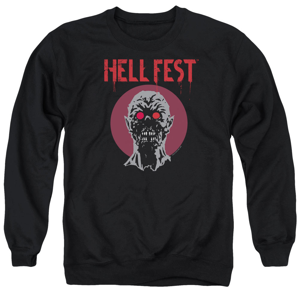 HELL FEST : LOGO ADULT CREW SWEAT Black 2X