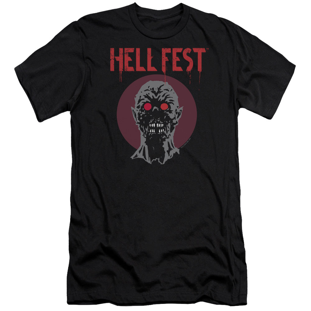 HELL FEST : LOGO PREMIUM CANVAS ADULT SLIM FIT 30\1 Black 2X