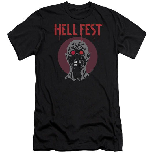 HELL FEST : LOGO PREMIUM CANVAS ADULT SLIM FIT 30\1 Black SM