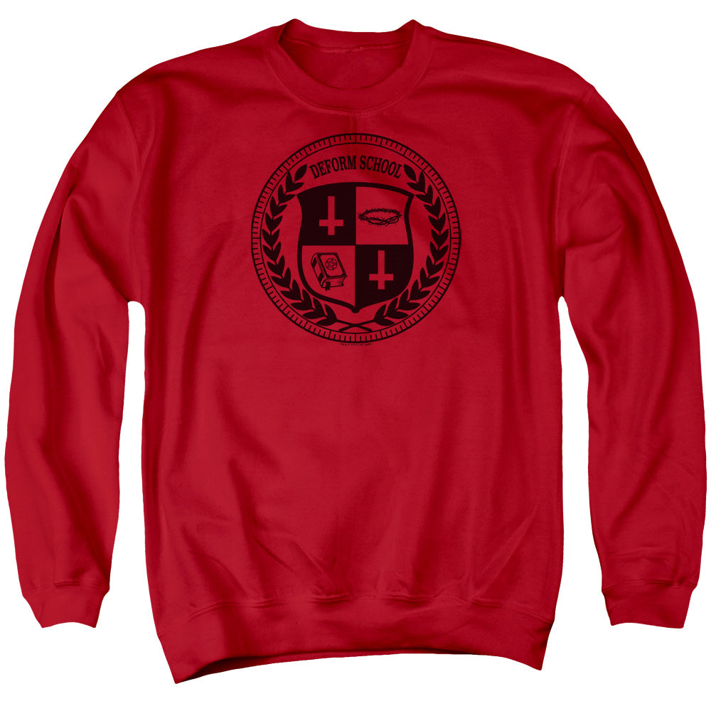 HELL FEST : DEFORM SCHOOL ADULT CREW SWEAT Red 2X