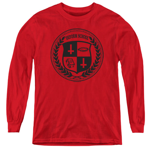 HELL FEST : DEFORM SCHOOL L\S YOUTH RED XL