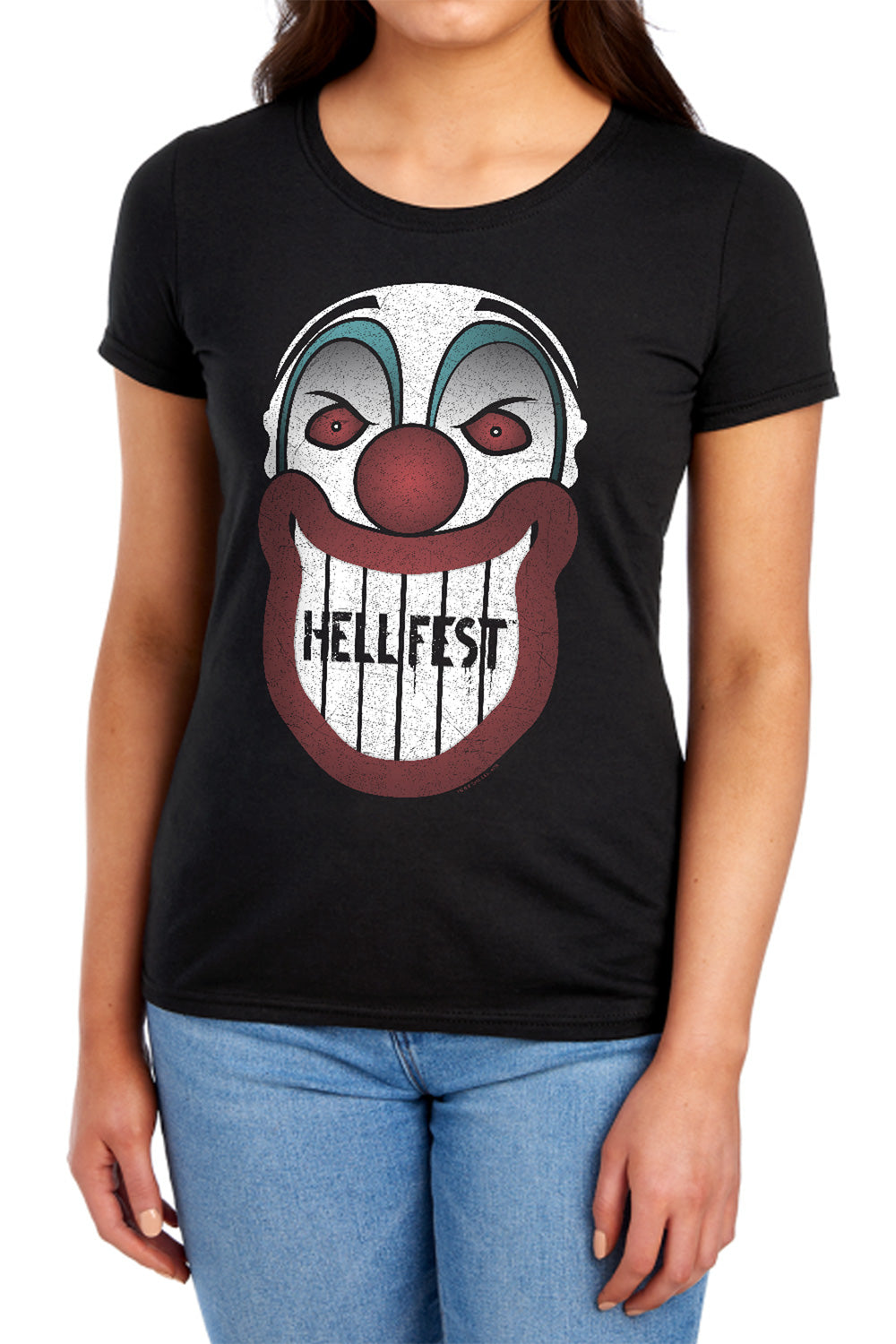 HELL FEST : FACADE WOMENS SHORT SLEEVE Black 2X