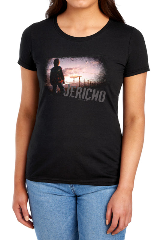 JERICHO : MUSHROOM CLOUD S\S WOMENS TEE BLACK 2X