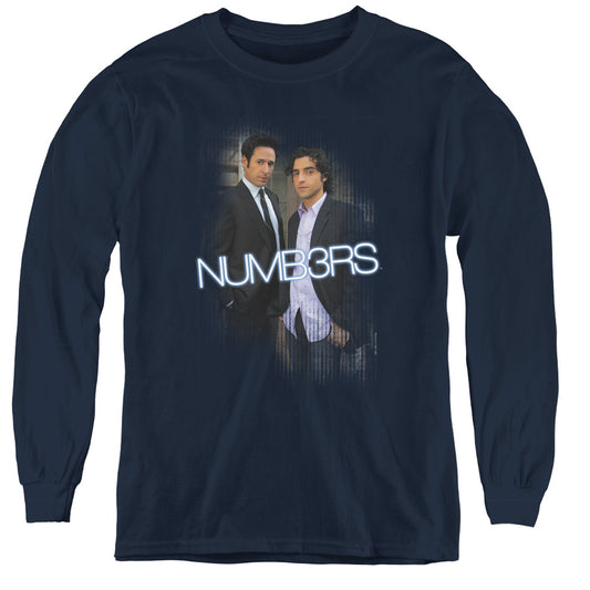 NUMB3RS : DON AND CHARLIE L\S YOUTH NAVY LG