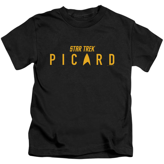 STAR TREK PICARD : PICARD LOGO S\S JUVENILE 18\1 Black MD (5\6)