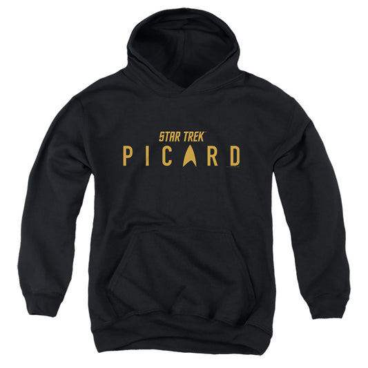 STAR TREK PICARD : PICARD LOGO YOUTH PULL OVER HOODIE Black MD