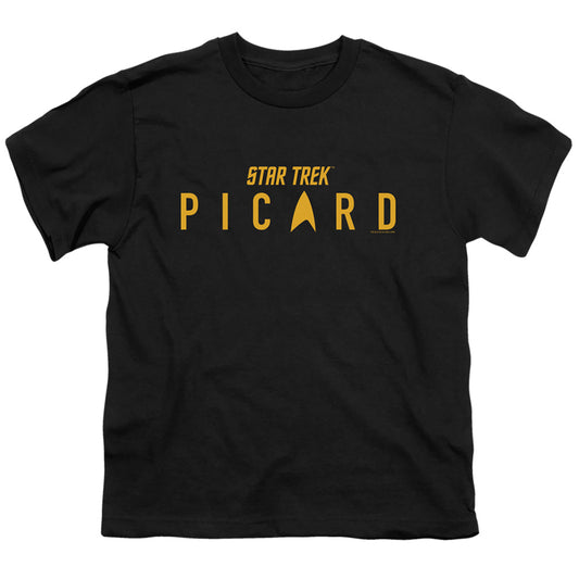 STAR TREK PICARD : PICARD LOGO S\S YOUTH 18\1 Black LG