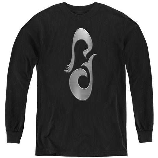 STAR TREK PICARD : LA SIRENA METAL ICON L\S YOUTH Black SM