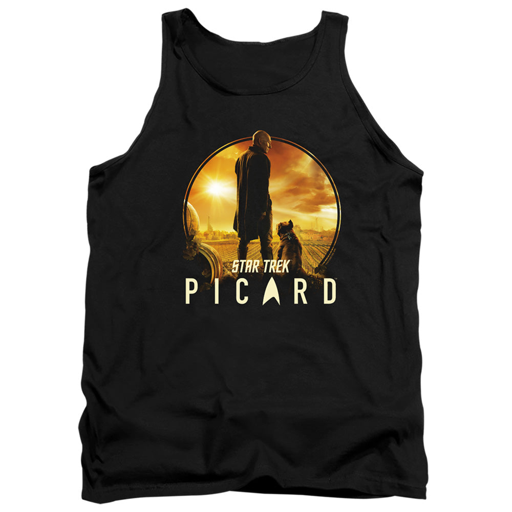 STAR TREK PICARD : A MAN AND HIS DOG ADULT TANK Black SM