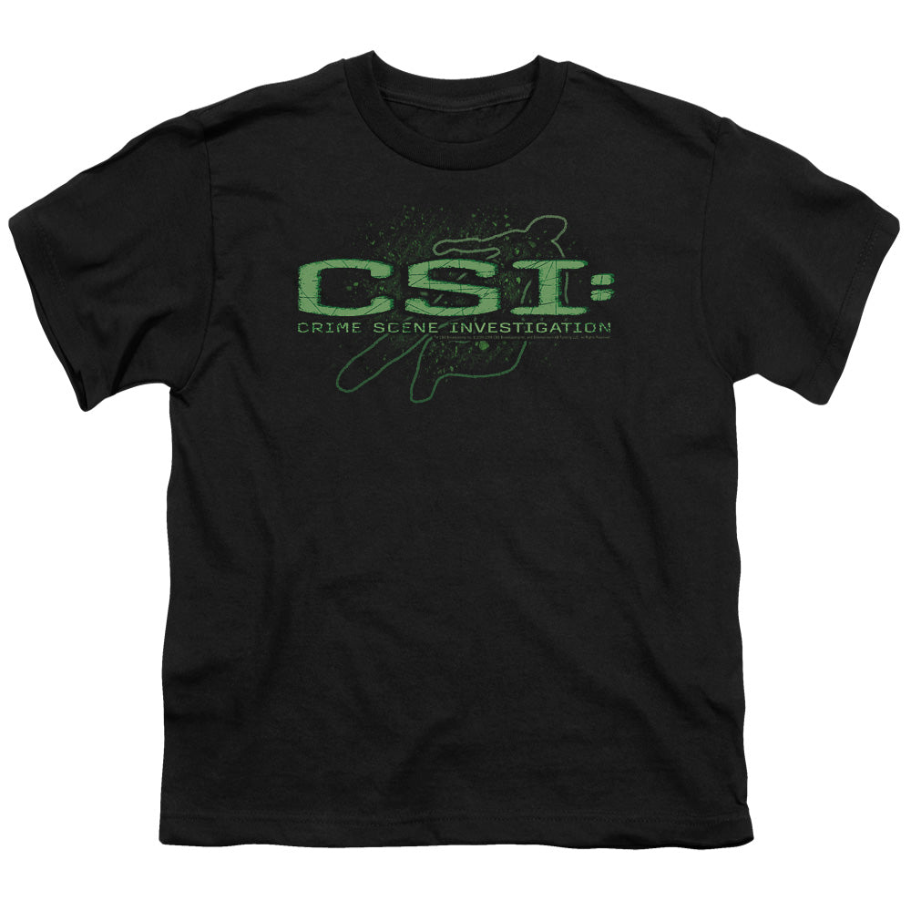 CSI : SKETCHY SHADOW S\S YOUTH 18\1 BLACK LG