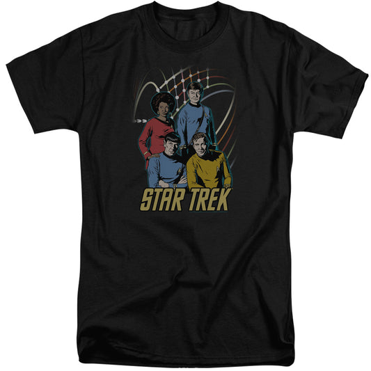 STAR TREK : WARP FACTOR 4 S\S ADULT TALL BLACK XL