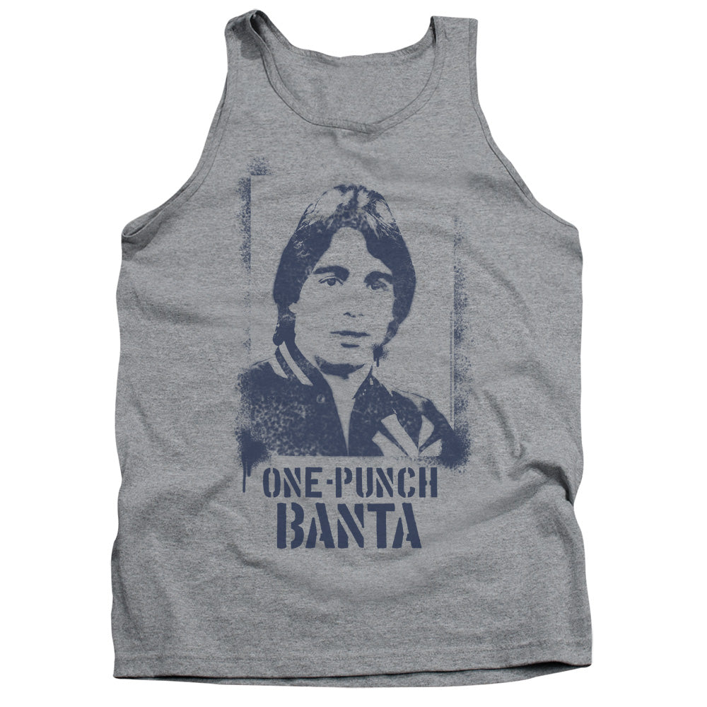 TAXI : ONE PUNCH BANTA ADULT TANK ATHLETIC HEATHER 2X