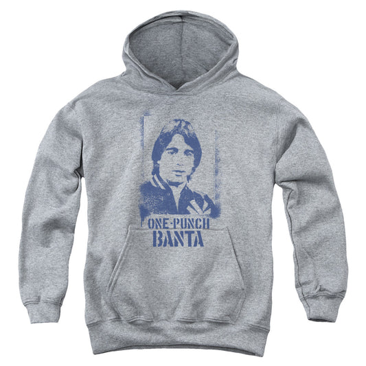 TAXI : ONE PUNCH BANTA YOUTH PULL OVER HOODIE Athletic Heather LG